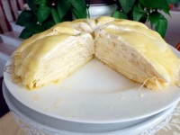 Cách làm bánh sầu riêng ngàn lớp thơm ngon