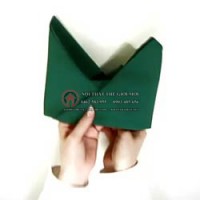 Hướng dẫn gấp khăn ăn hình mũ ca nô