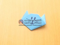 Gấp giấy Origami nhật bản mặt con mèo dễ thương