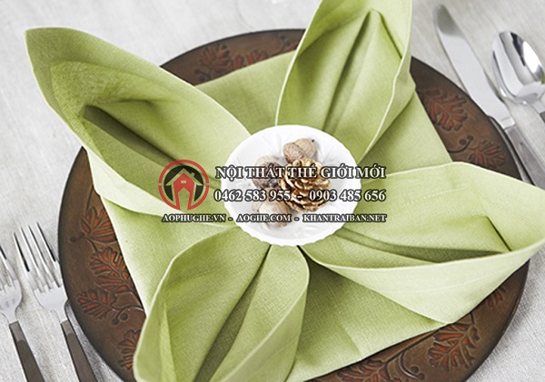 19 mẫu khăn Napkin nhà hàng sang trọng  đẹp nhất