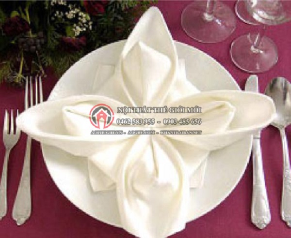 19 mẫu khăn Napkin nhà hàng sang trọng  đẹp nhất
