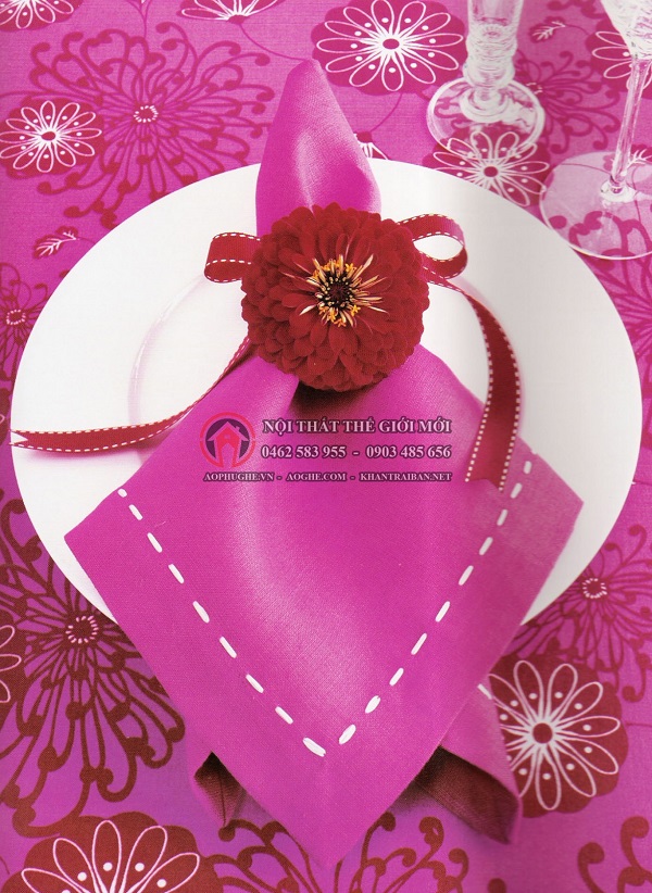 19 mẫu khăn Napkin nhà hàng sang trọng  đẹp nhất