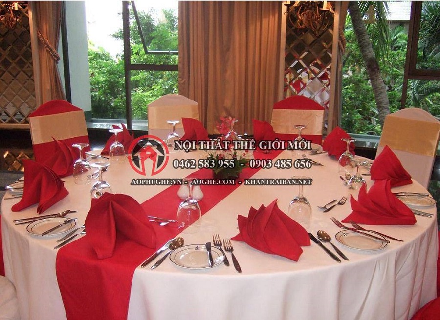 5 lợi ích của khăn trải bàn trong nhà hàng