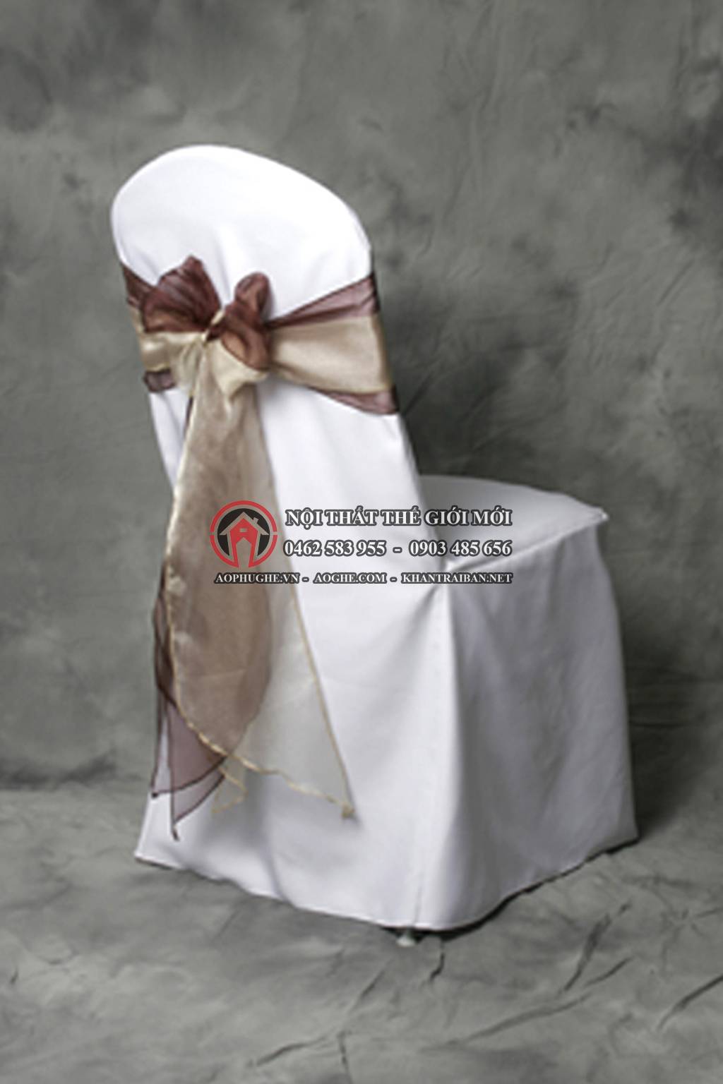 Áo ghế vải lụa