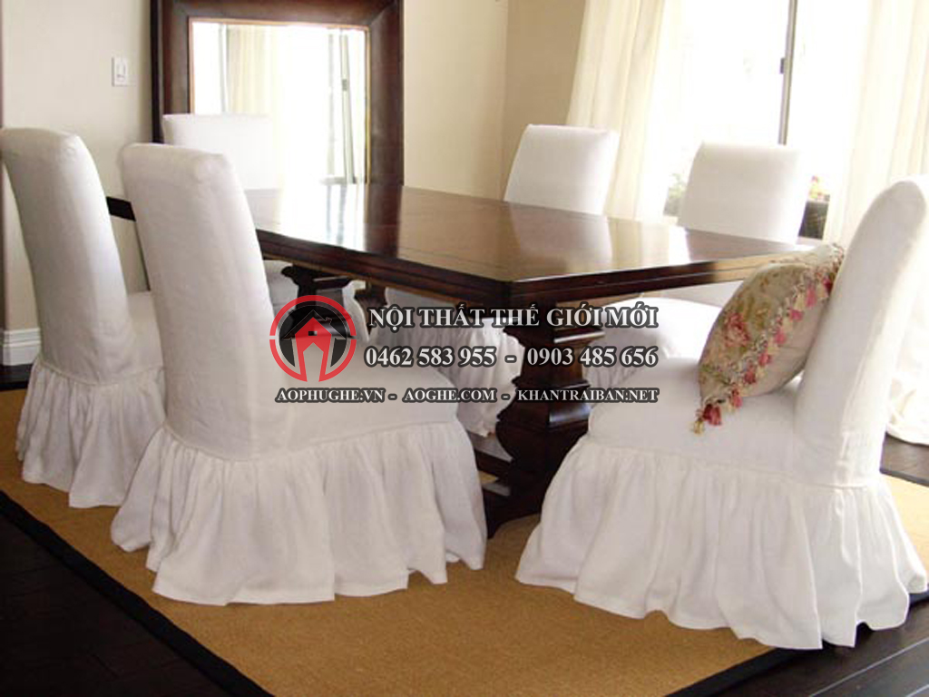 váy ghế nhà hàng