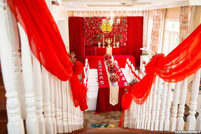 Địa chỉ may khăn bàn tiệc cưới rẻ đẹp